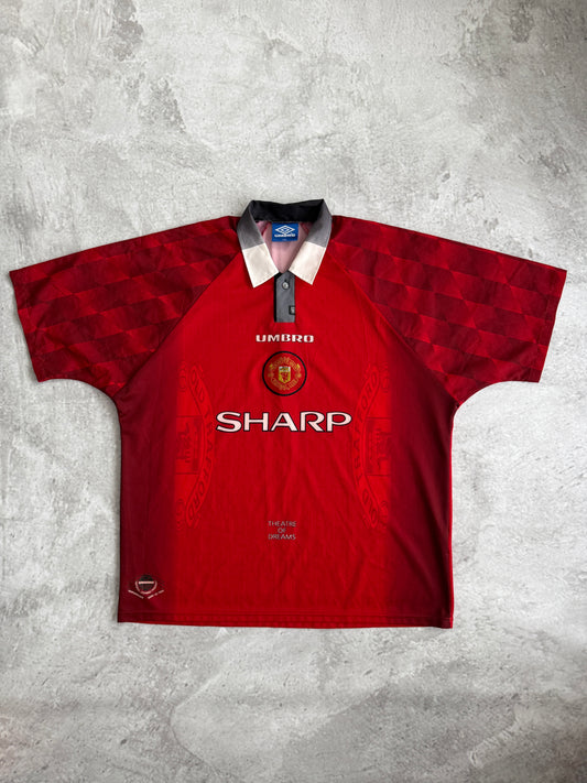 Manchester United 1996 1998 Home Jersey — 2XL