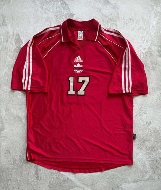 Canada 2000 Home Jersey — Paul Peschisolido #17 XL