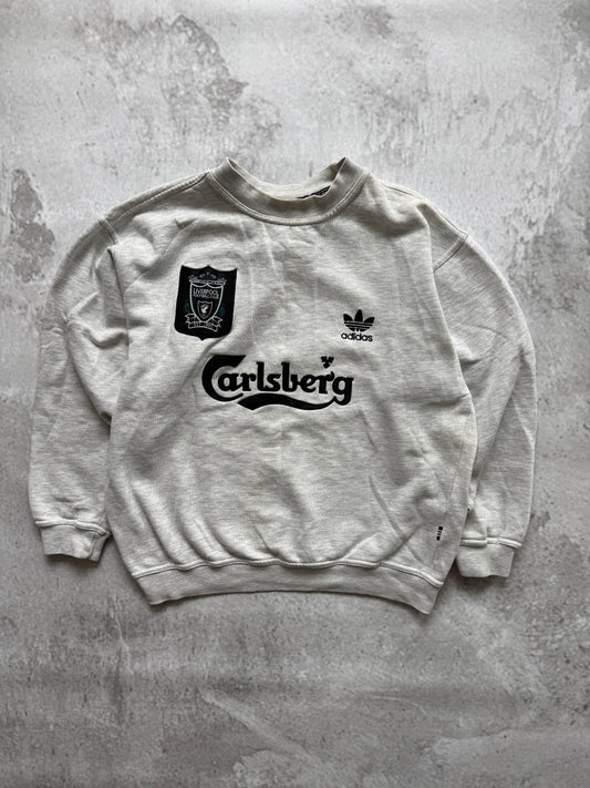 Liverpool 1995 1996 Vintage Adidas Crewneck — S
