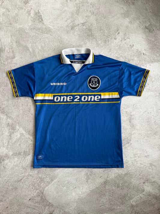 Everton 1997 1999 Home Jersey — XL