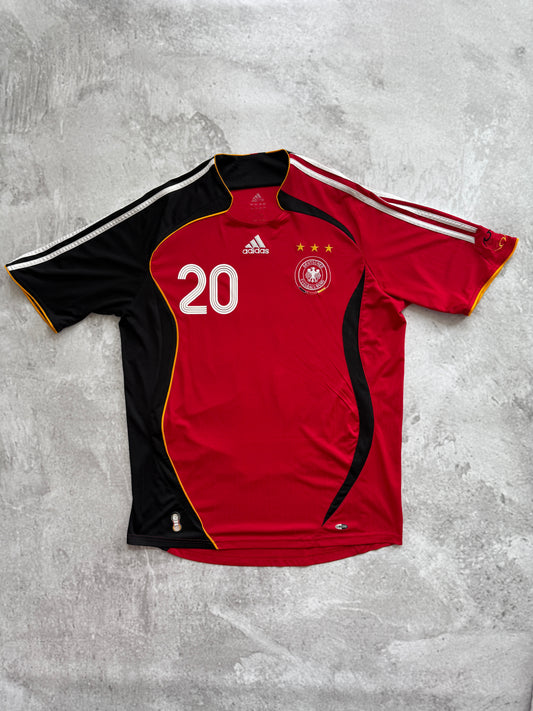 Germany 2006 2008 Away Jersey — Podolski #20 L