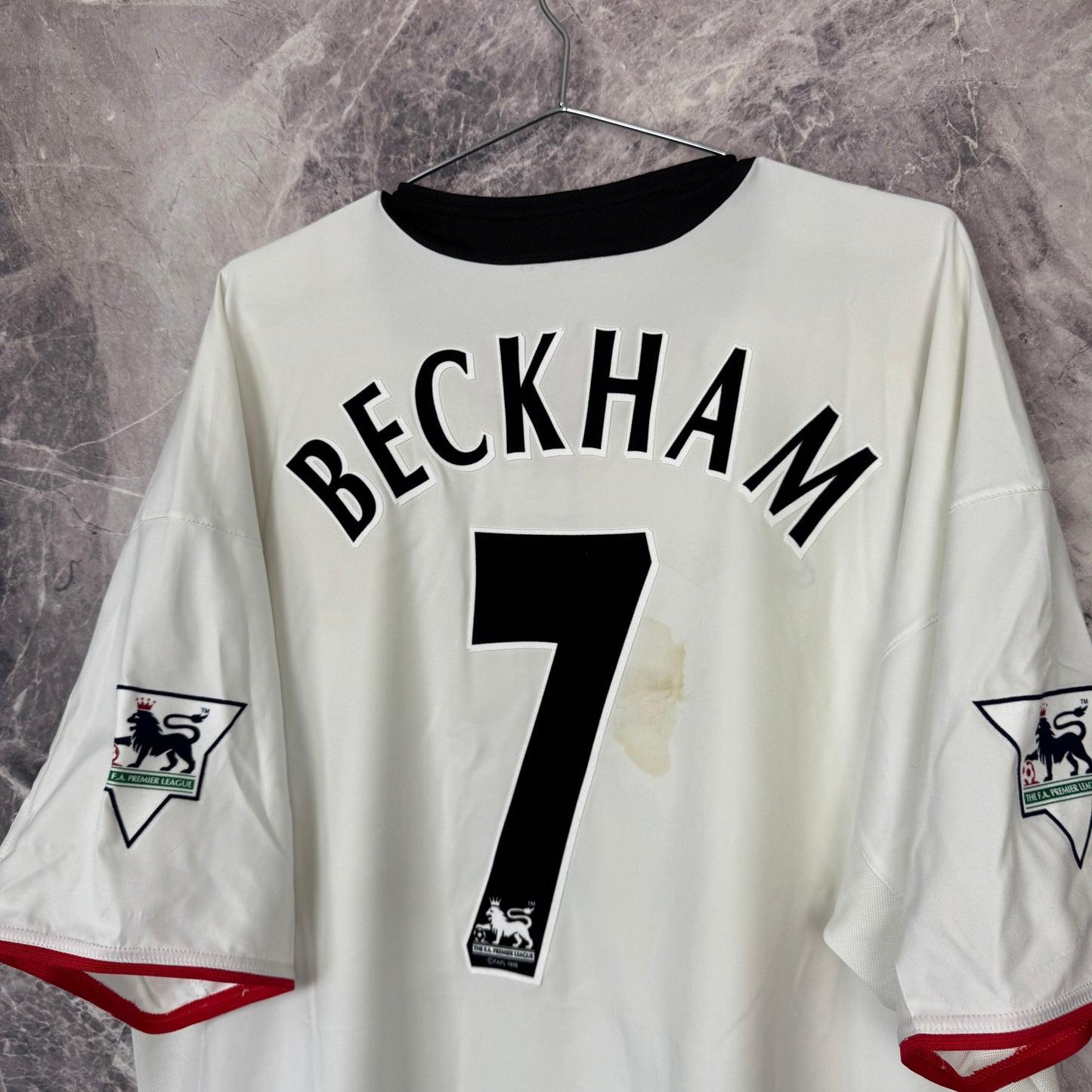 Manchester United 2002-2003 Away Jersey — Beckham #7 XL