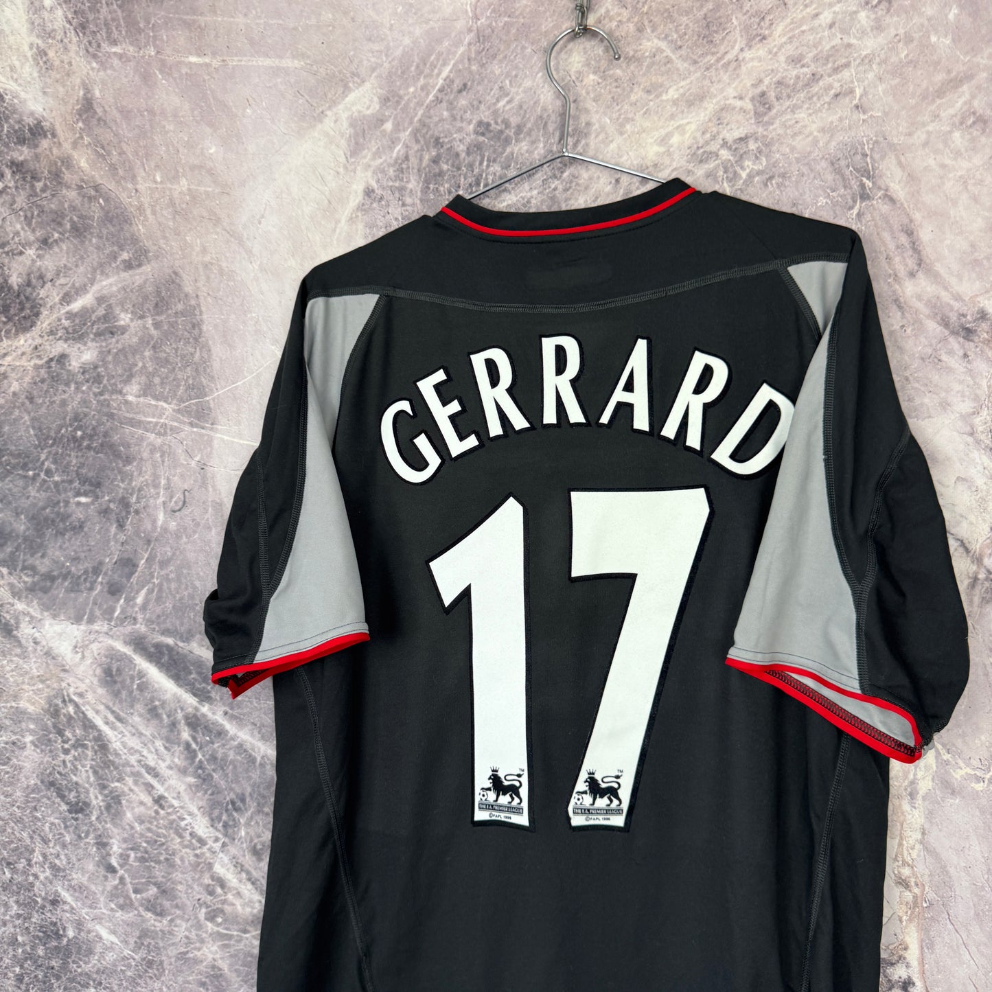 Liverpool 2003-2004 Third Jersey — Gerrard #17 M