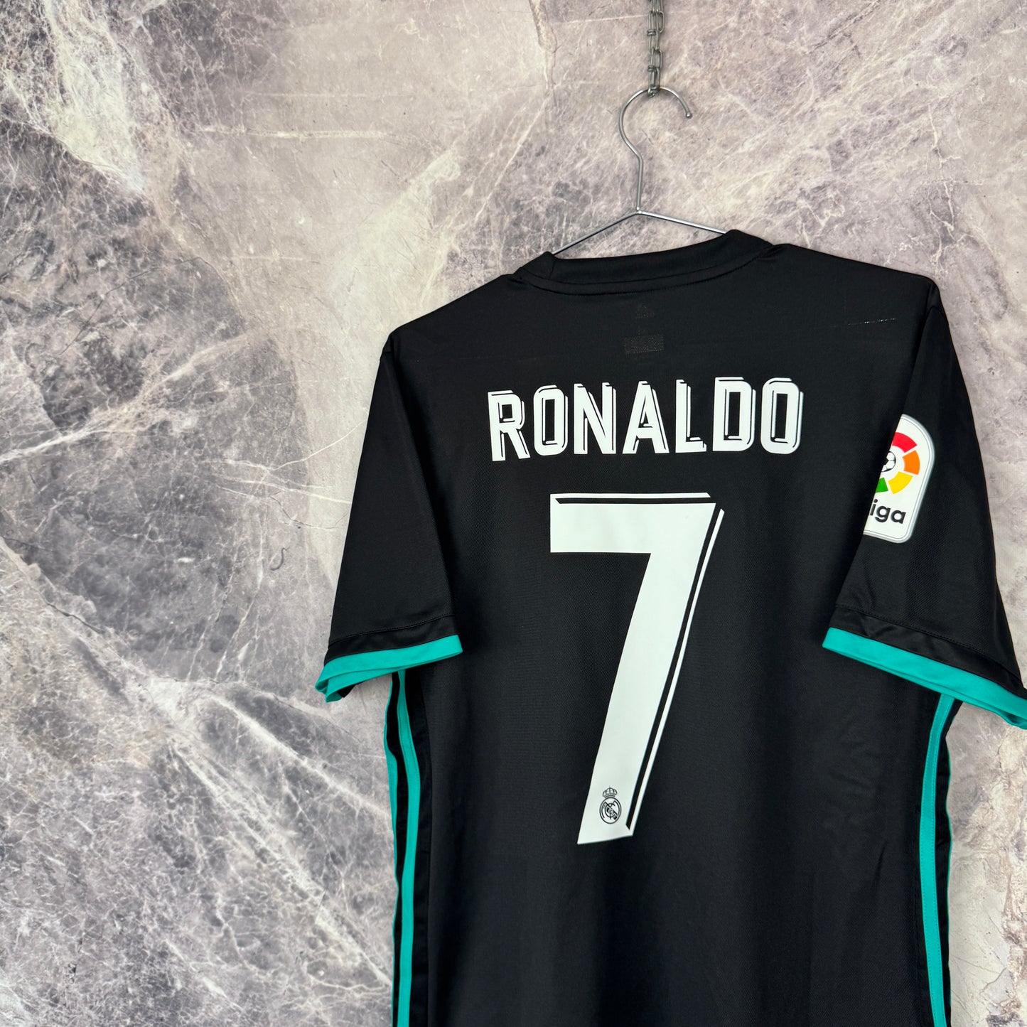 Real Madrid 2017-2018 Away Jersey — Ronaldo #7 M