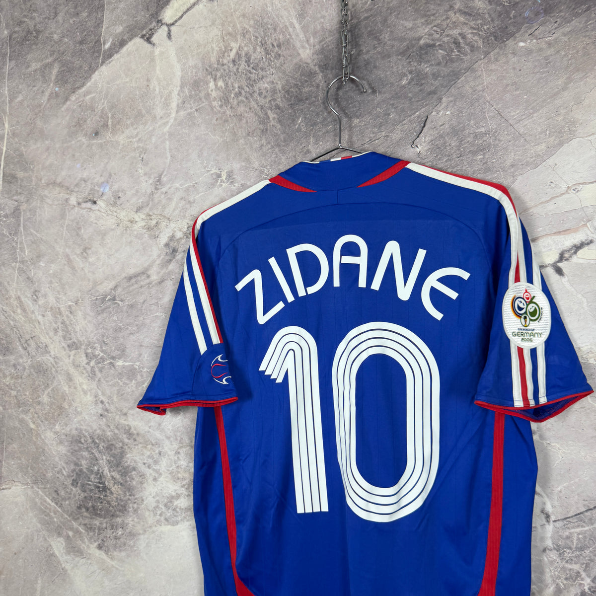 France 2006-2007 Home Jersey — Zidane #10 S