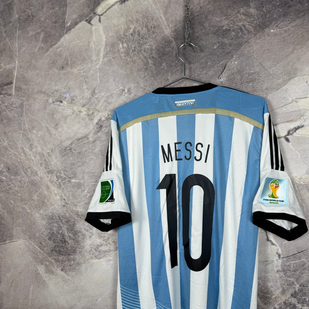 Argentina 2014-2015 Home Jersey — Messi #10 L