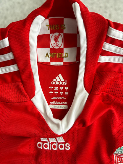 Liverpool 2008 2010 Home Jersey — S