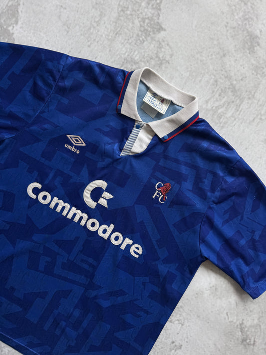 Chelsea 1991 1993 Home Jersey — L