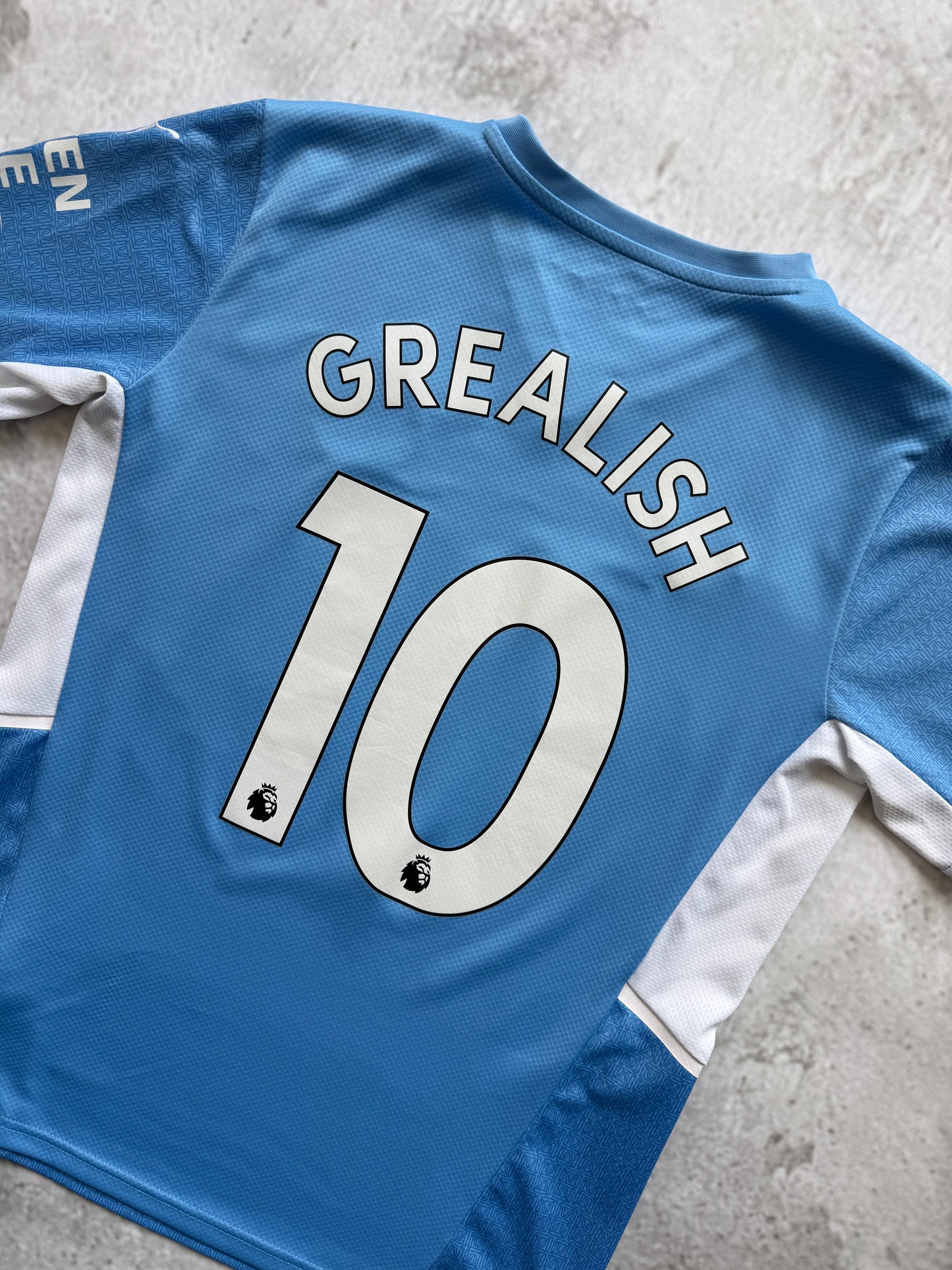 Manchester City 2021 2022 Home Jersey — Grealish #10 M