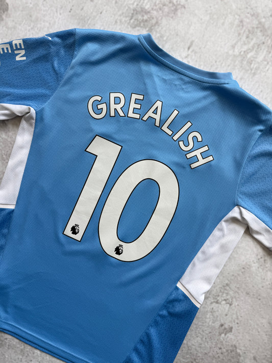 Manchester City 2021 2022 Home Jersey — Grealish #10 M