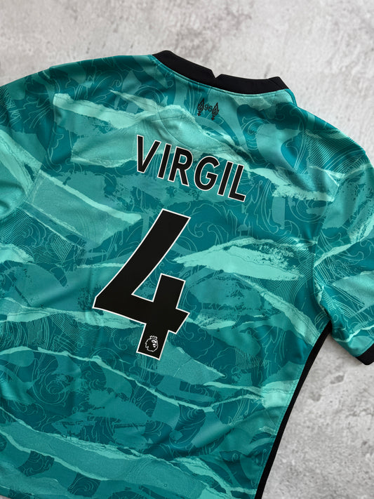 Liverpool 2020 2021 Away Jersey — Van Dijk #4 L
