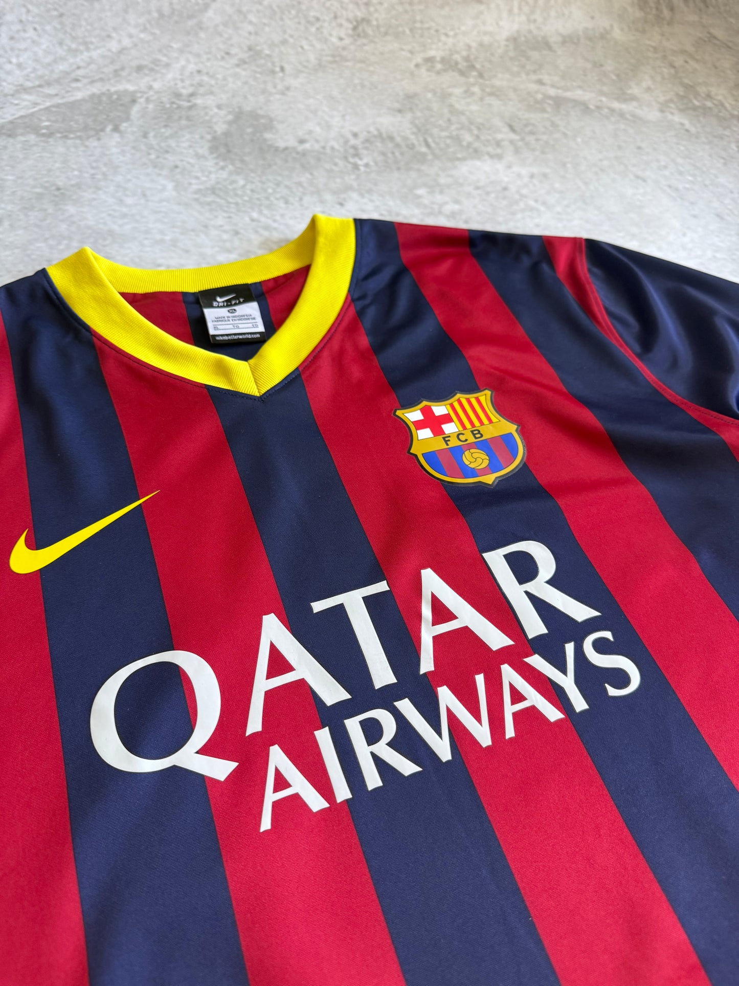 Barcelona 2013 2014 Home Jersey — XL