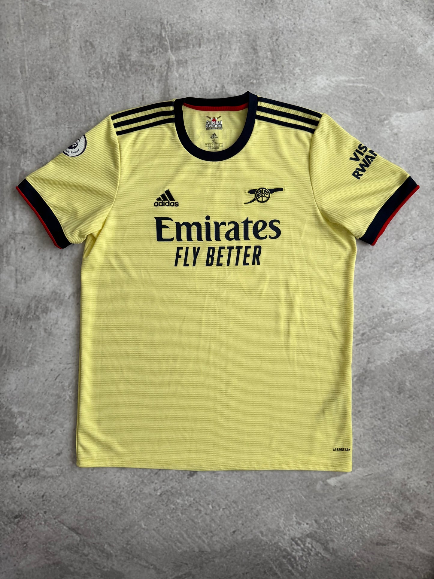 Arsenal 2021 2022 Away Jersey — Smith Rowe #10 XL