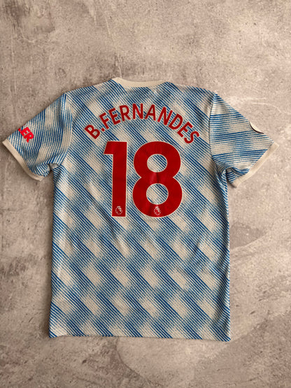 Manchester United 2021 2022 Away Jersey — B. Fernandes #18 M