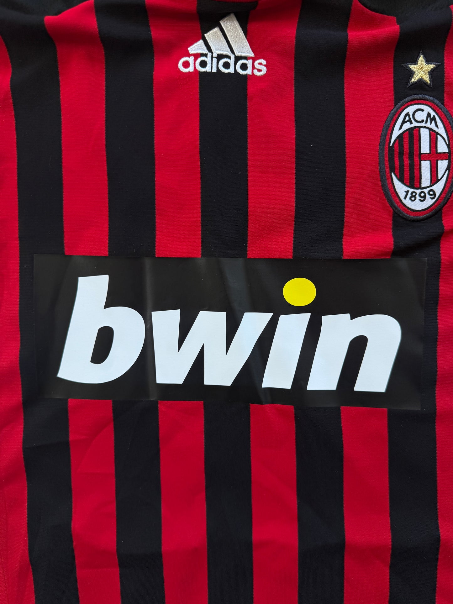AC Milan 2007 2008 Home Jersey — Kaka #22 L
