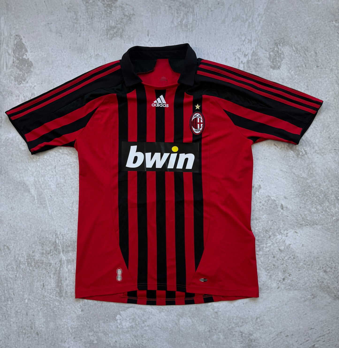 AC Milan 2007 2008 Home Jersey — Kaka #22 L