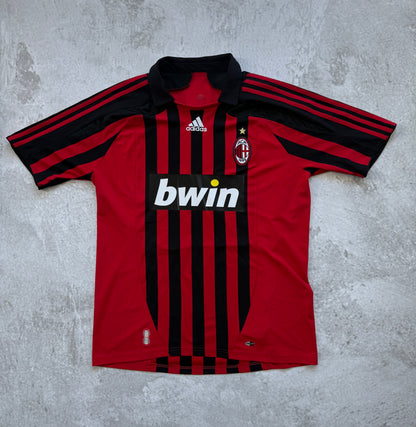 AC Milan 2007 2008 Home Jersey — Kaka #22 L