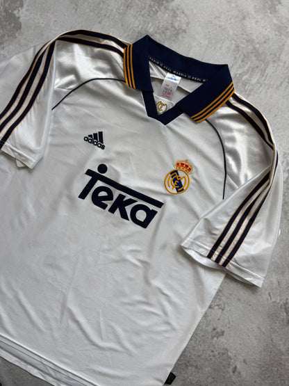Real Madrid 1998 2000 Home Jersey — L