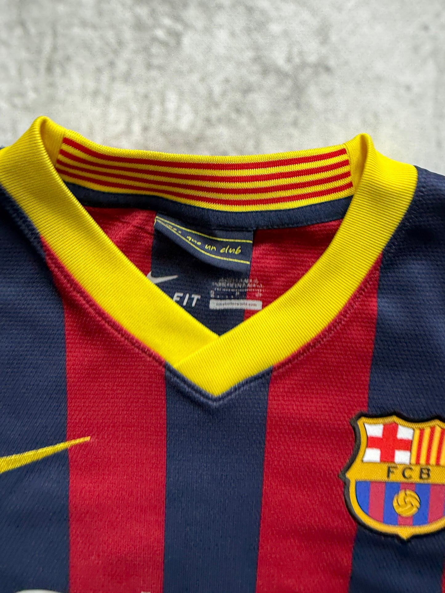 Barcelona 2013 2014 Home Jersey — Messi #10 S