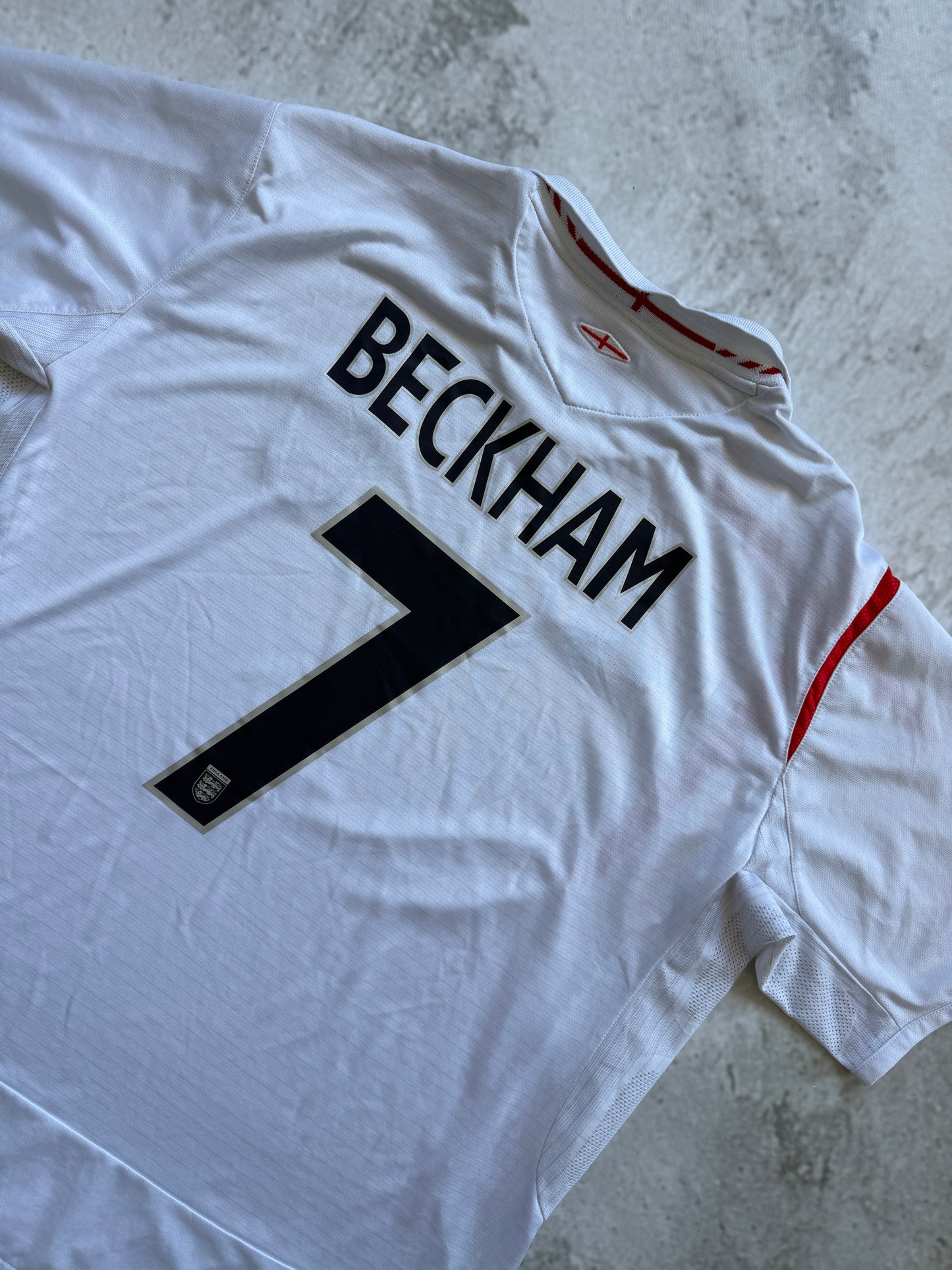 England 2006 2007 #7 Beckham — 2XL