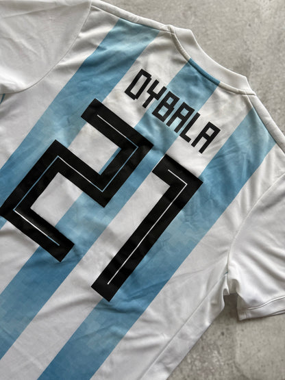 Argentina 2018 2019 Home Jersey — Dybala #21 L