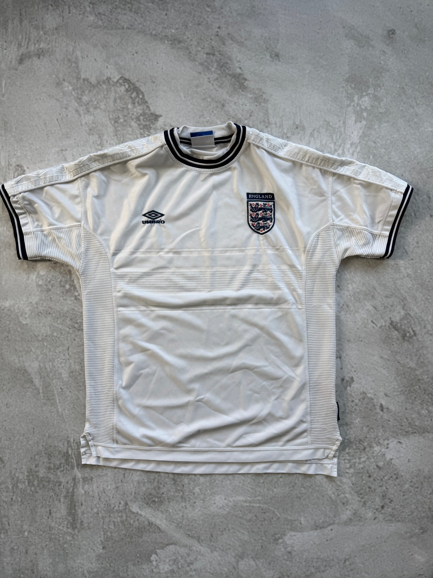 England 1999 2000 2001 Home Jersey — XL
