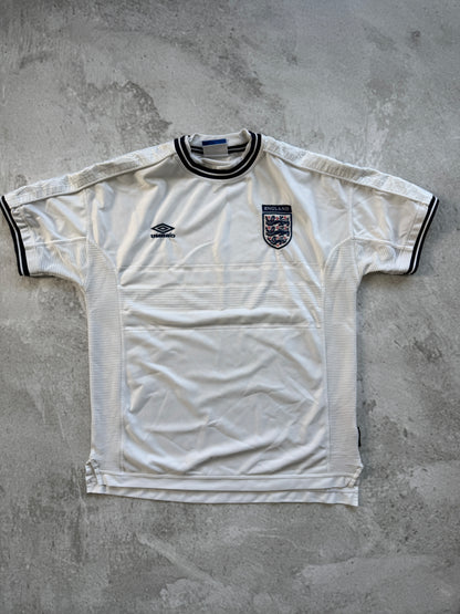 England 1999 2000 2001 Home Jersey — XL