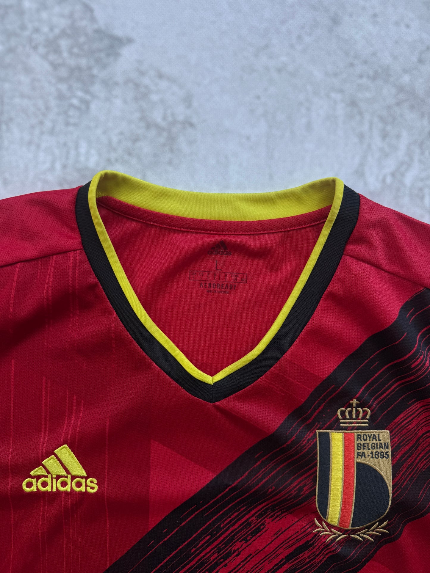 Belgium 2020 2022 Home Jersey — L