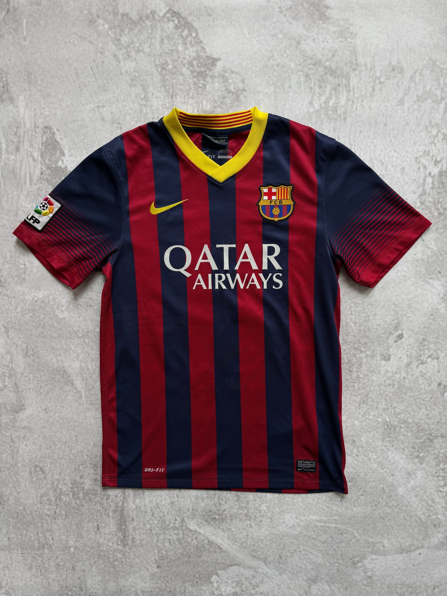 Barcelona 2013 2014 Home Jersey — Messi #10 S