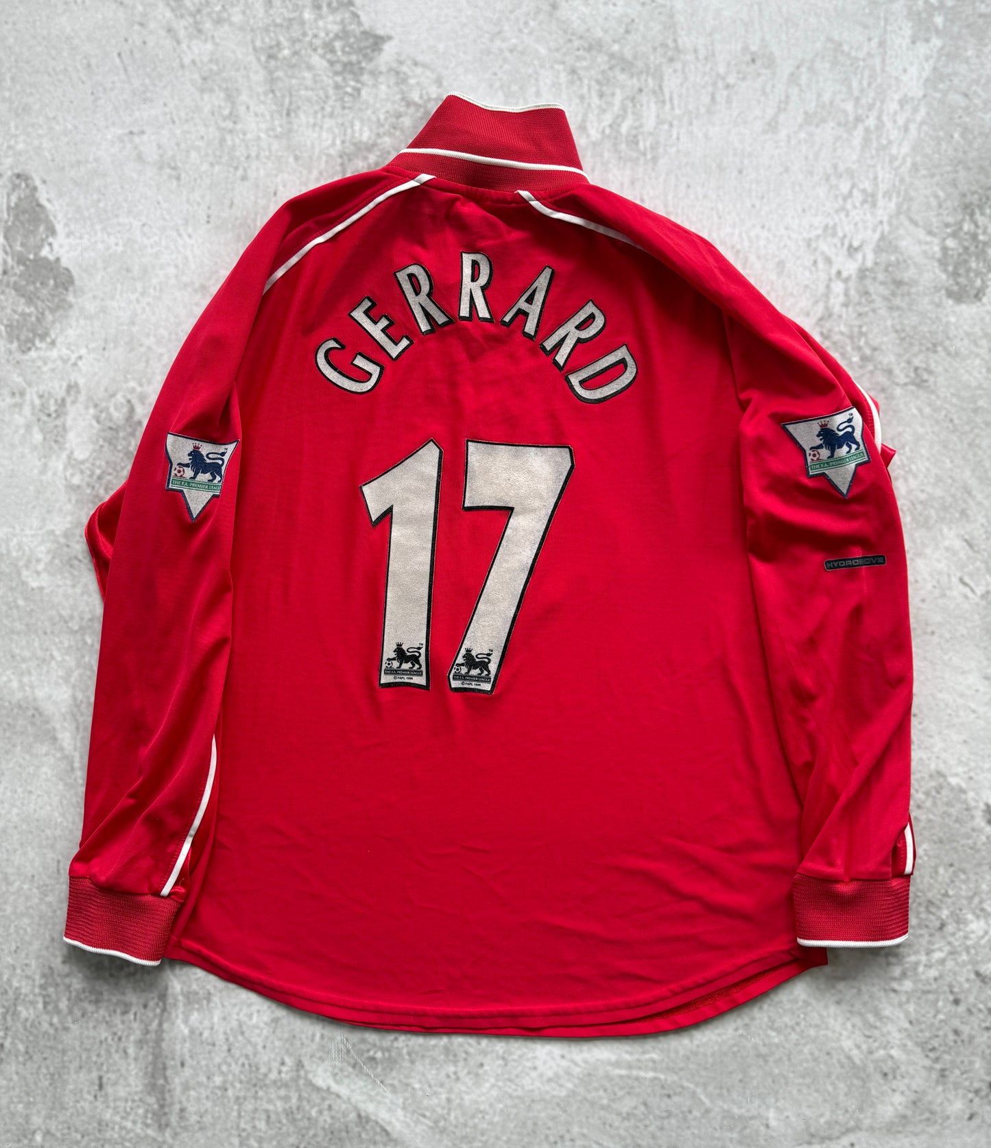 Liverpool 2000 2001 2002 Home Jersey — Gerrard #17 M