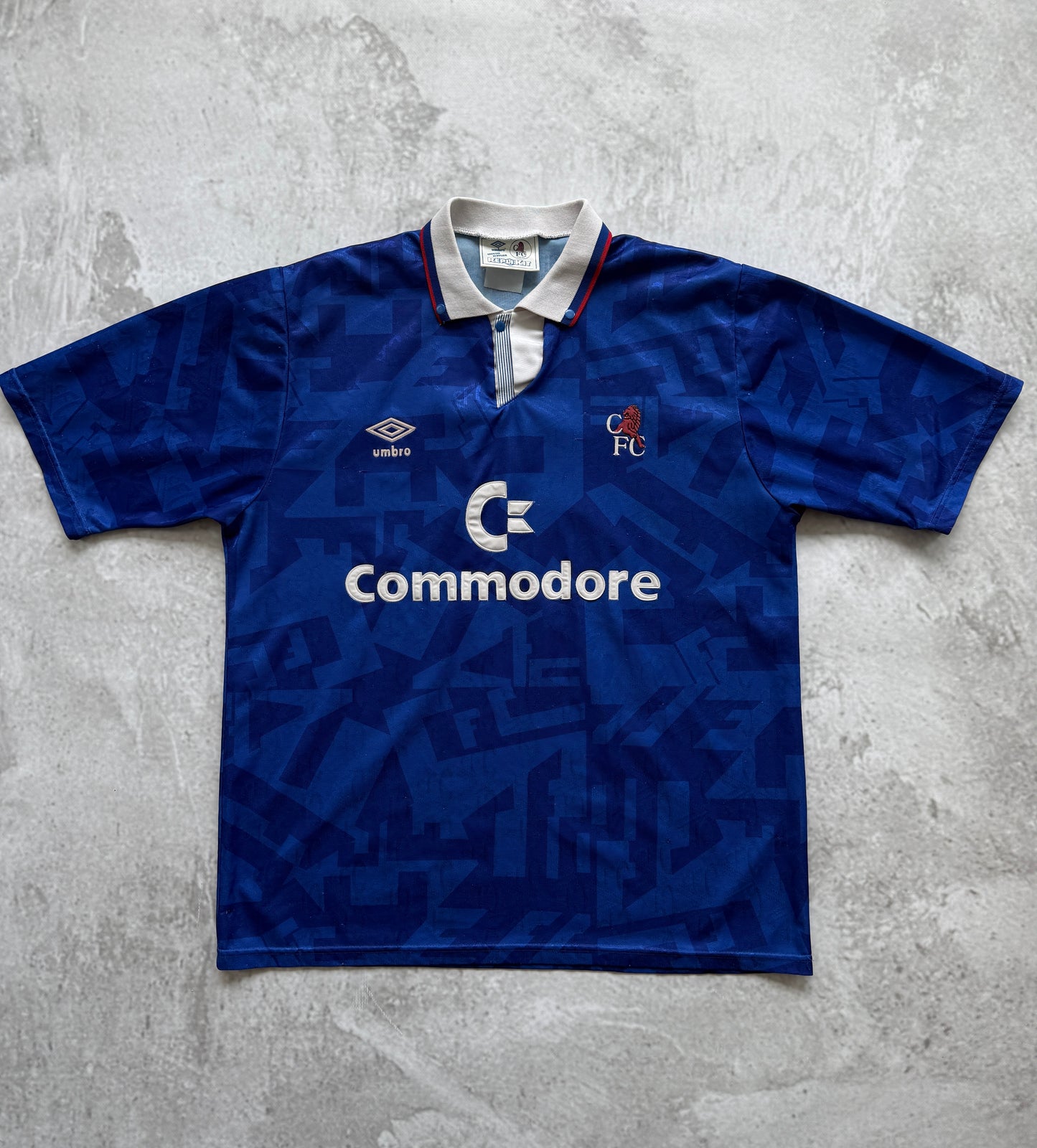 Chelsea 1991 1993 Home Jersey — L