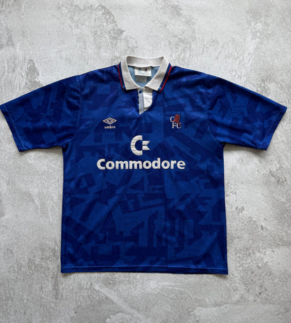 Chelsea 1991 1993 Home Jersey — L