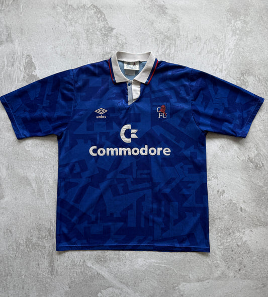 Chelsea 1991 1993 Home Jersey — L