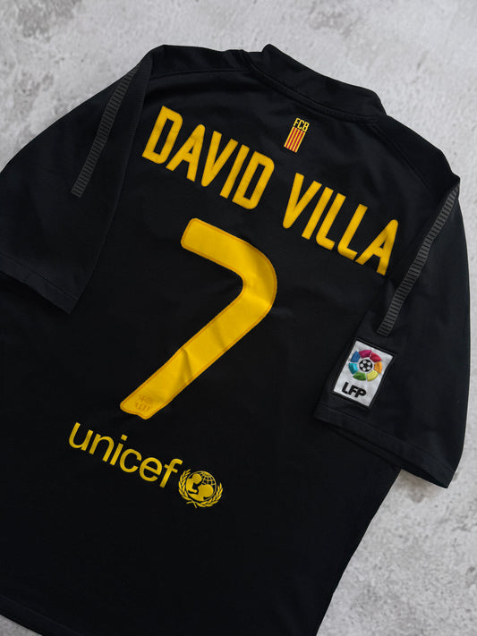 Barcelona 2011 2012 Away Jersey — David Villa #7 L