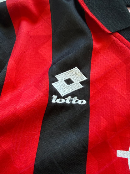 Milan 1994 1995 Home Longsleeve Jersey — L