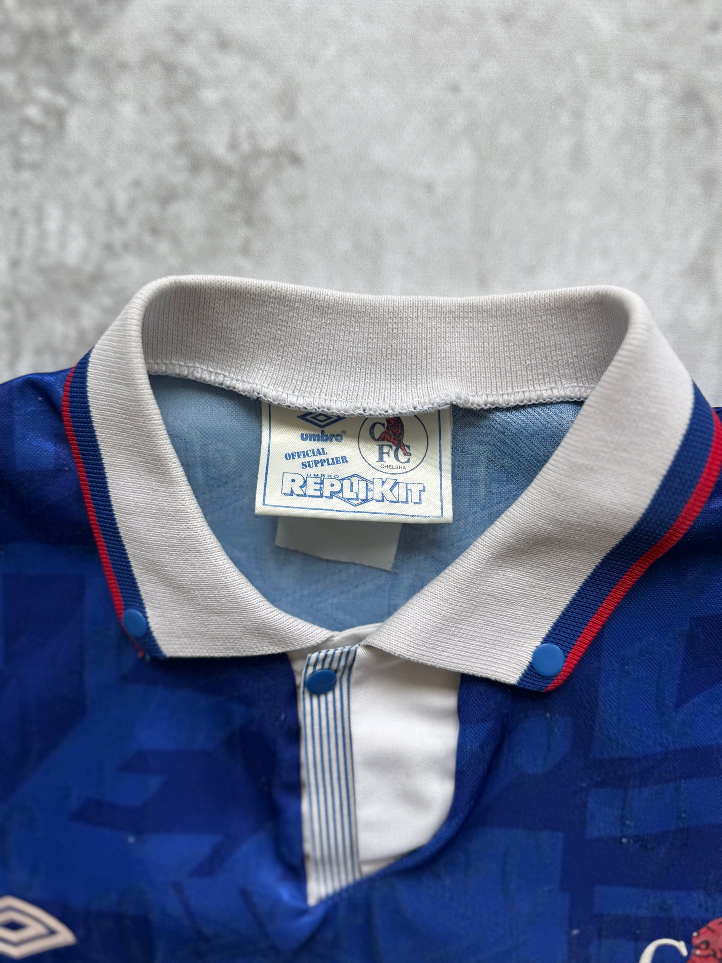 Chelsea 1991 1993 Home Jersey — L