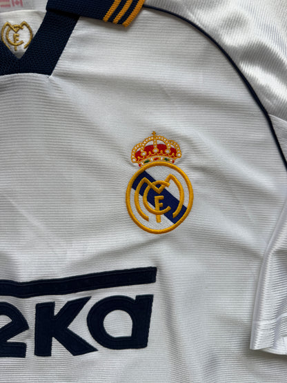 Real Madrid 1998 2000 Home Jersey — L