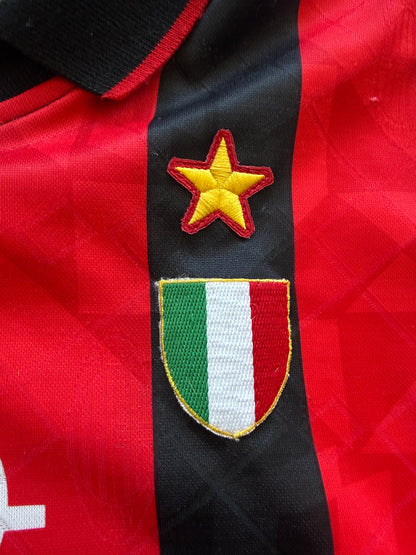 Milan 1994 1995 Home Longsleeve Jersey — L
