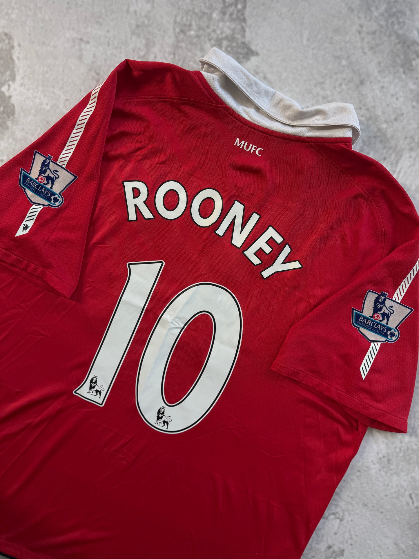 Manchester United 2010 2011 Home Jersey — Rooney #9 2XL