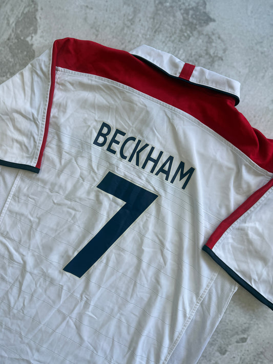 England 2003 2005 Home Jersey — Beckham #7 L