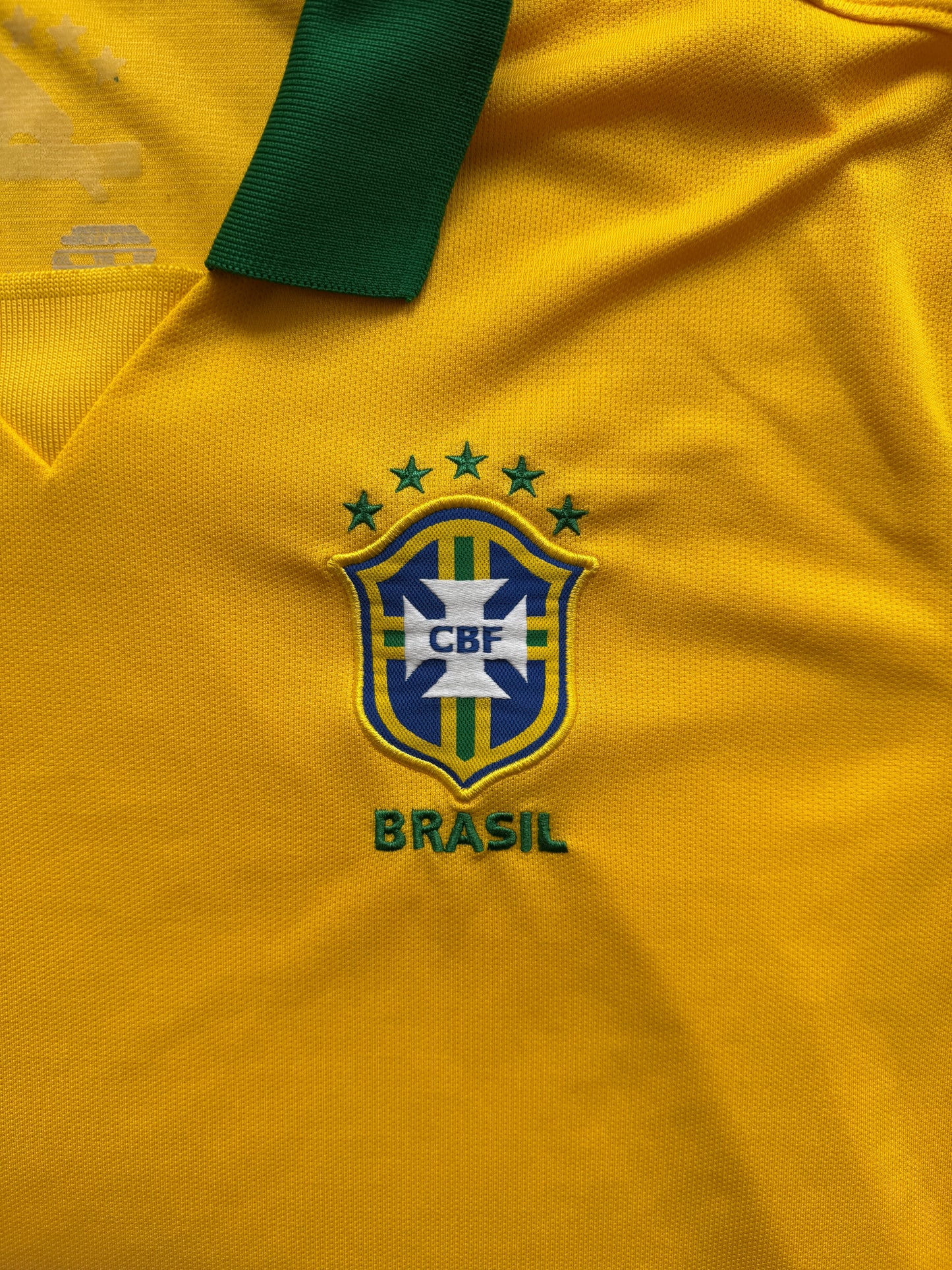 Brazil 2013 2014 Home Jersey — 2XL