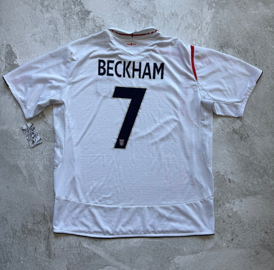 England 2006 2007 #7 Beckham — 2XL