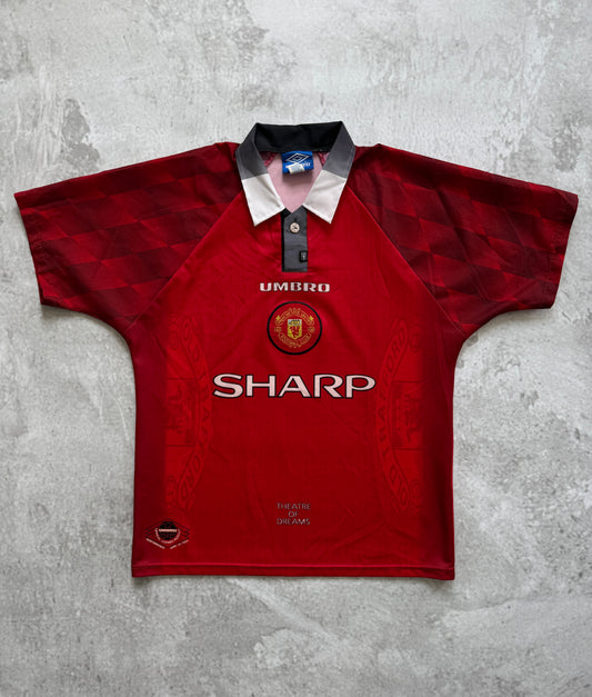 Manchester United 1996 1998 Home Jersey — M