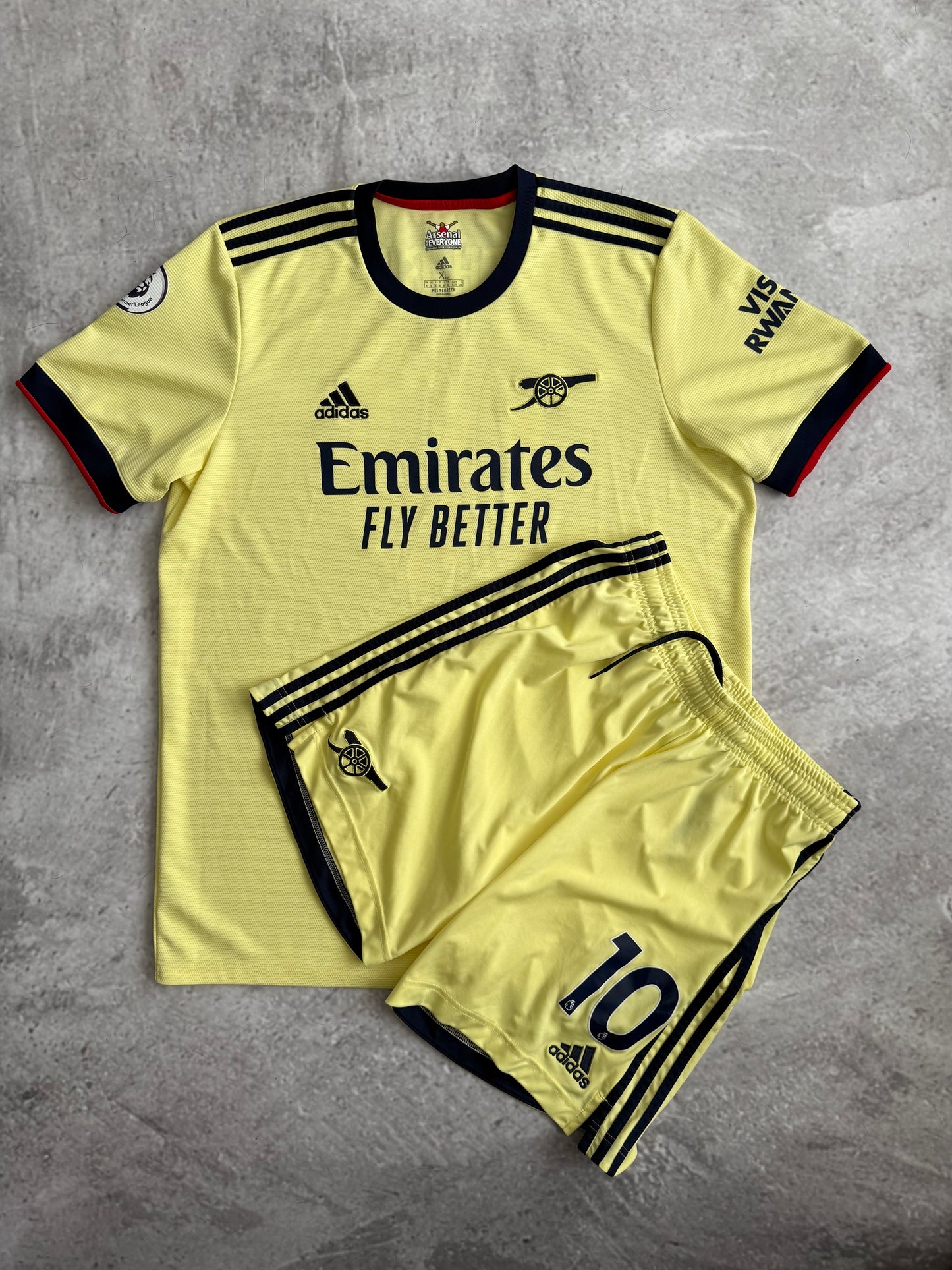 Arsenal 2021 2022 Away Jersey — Smith Rowe #10 XL
