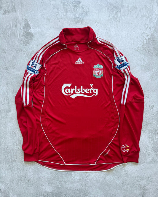 Liverpool 2006 2008 Home Longsleeve Jersey — Torres #9 XL