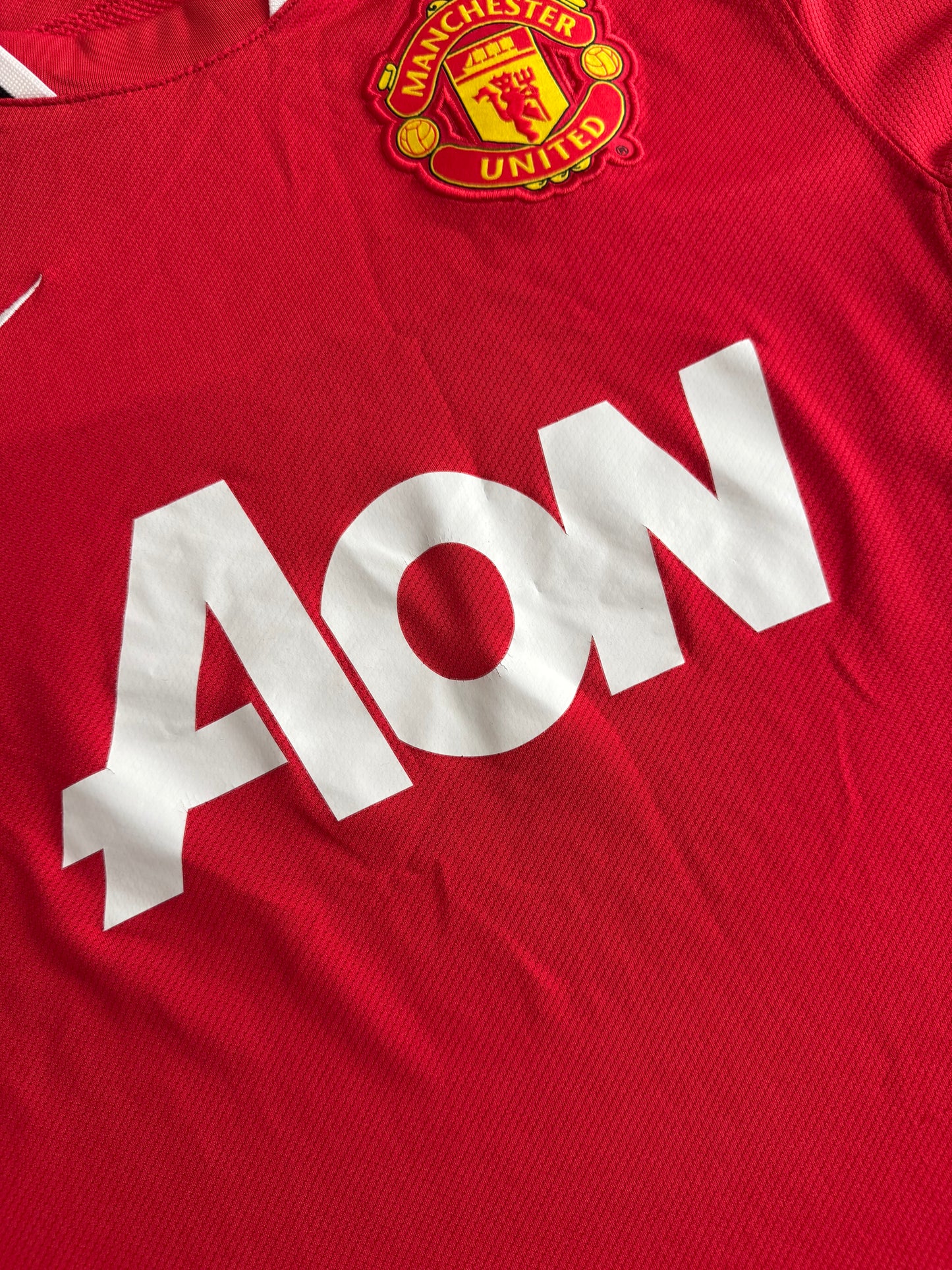 Manchester United 2011 2012 Home Jersey — S