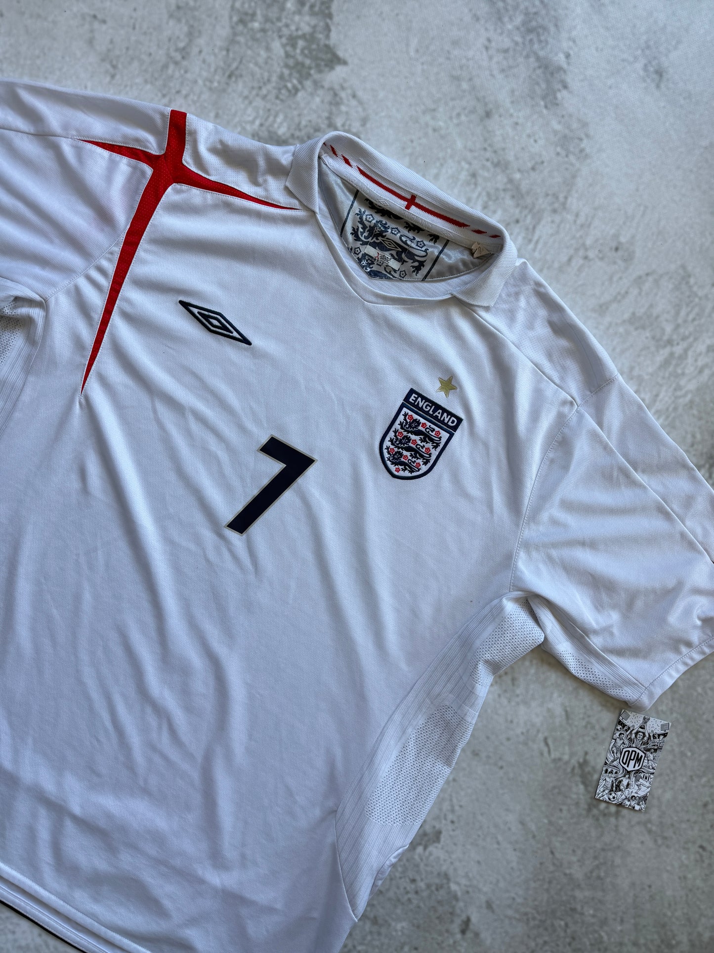 England 2006 2007 #7 Beckham — 2XL