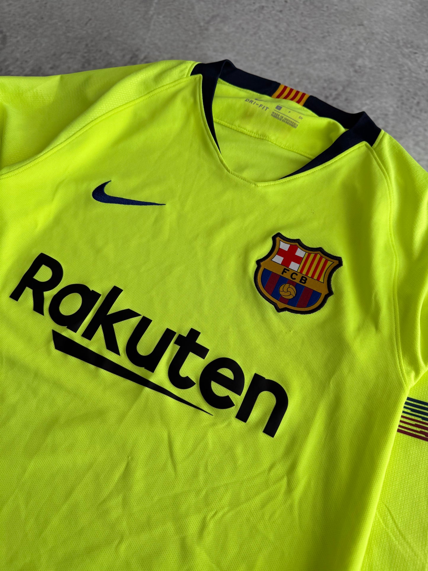 Barcelona 2018 2019 Away Longsleeve Jersey — S
