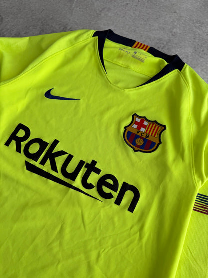 Barcelona 2018 2019 Away Longsleeve Jersey — S