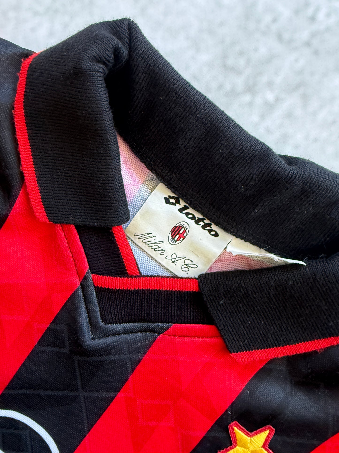 Milan 1994 1995 Home Longsleeve Jersey — L